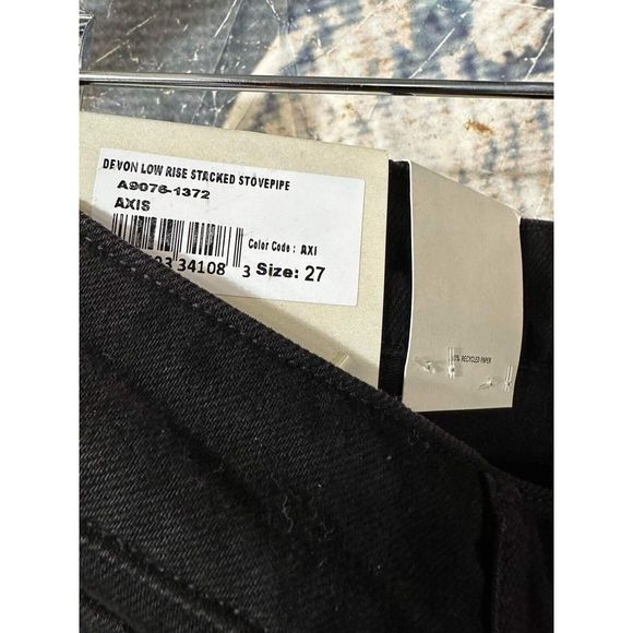 Agolde Devon Low Rise Stacked Stovepipe Jeans Size 27 - Picture 9 of 10